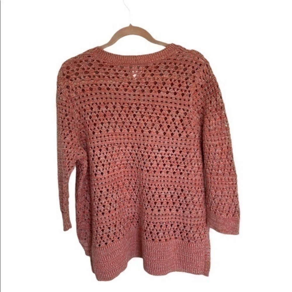 Croft & Barrow Knit 3/4 Sleeve Sweater Size 2X - Picture 3 of 3